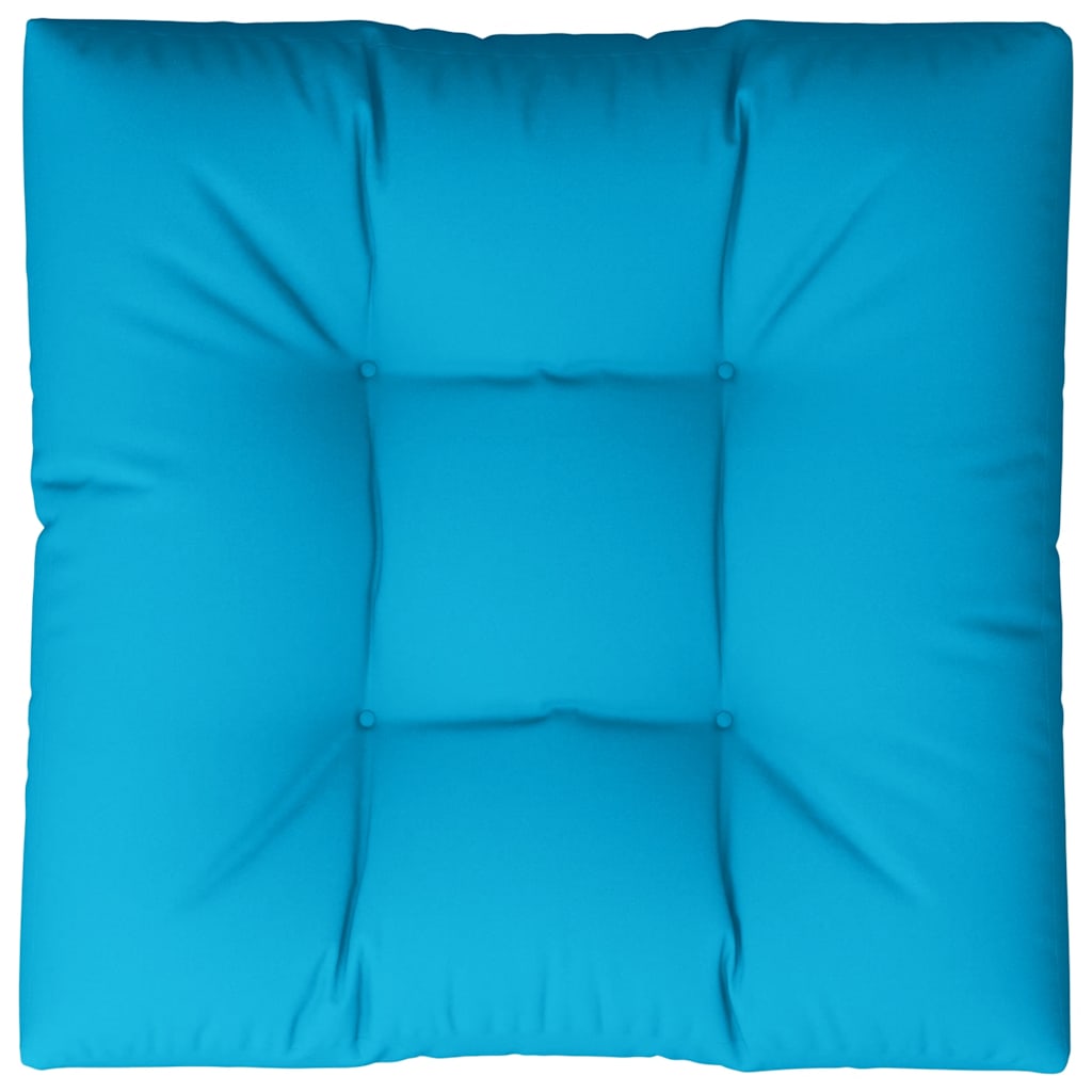 Palettenkissen Blau 70x70x12 cm Stoff