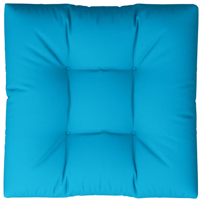 Palettenkissen Blau 70x70x12 cm Stoff