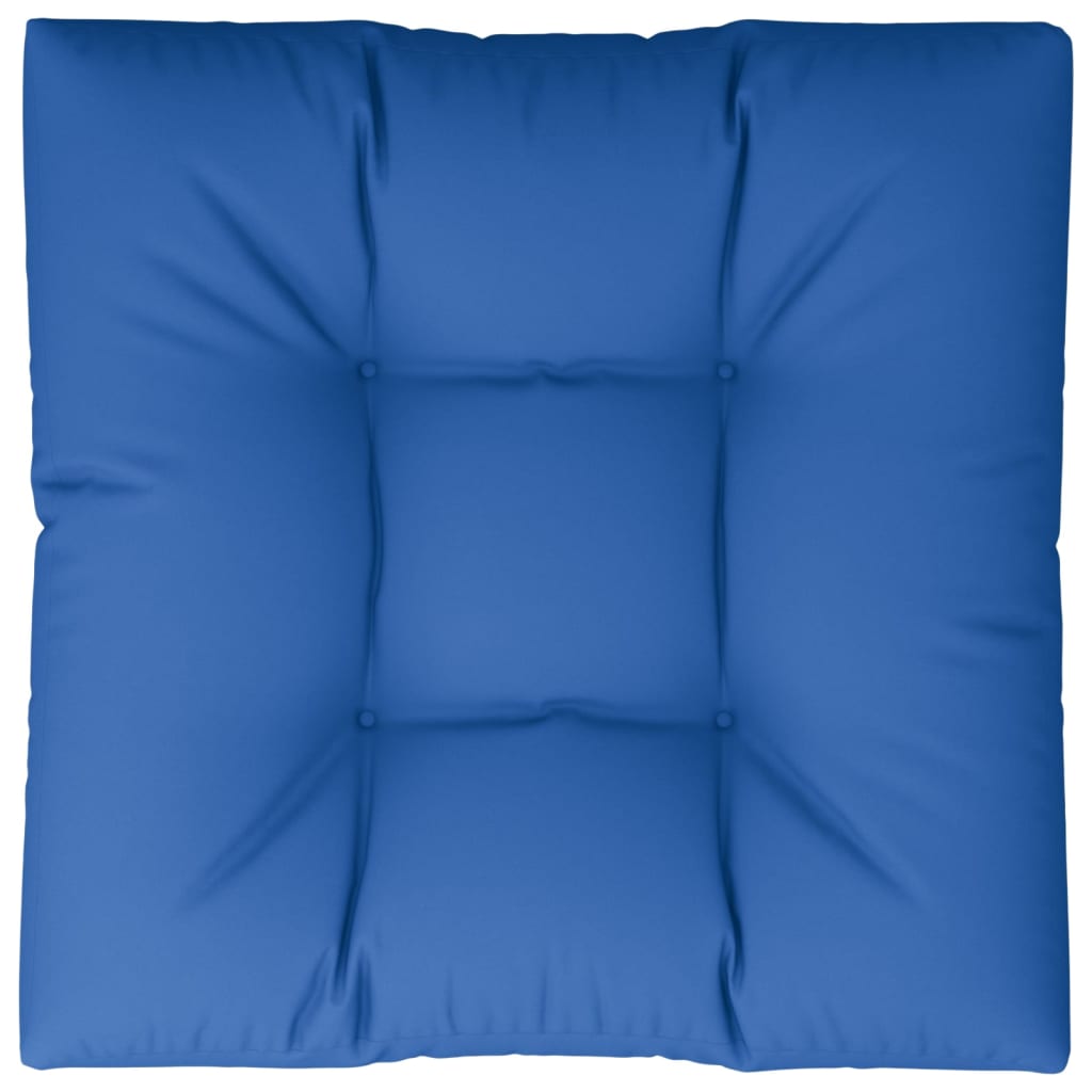 Palettenkissen Königsblau 70x70x12 cm Stoff