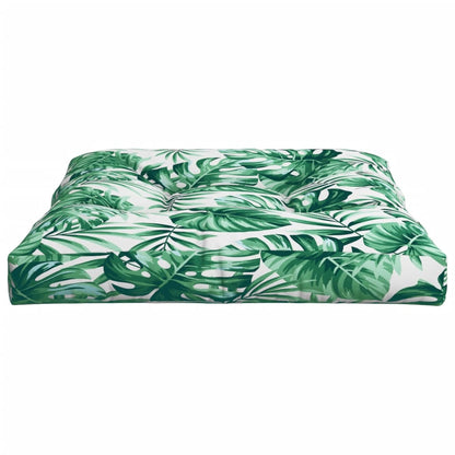 Palettensofa-Kissen Blattmuster 70x70x12 cm