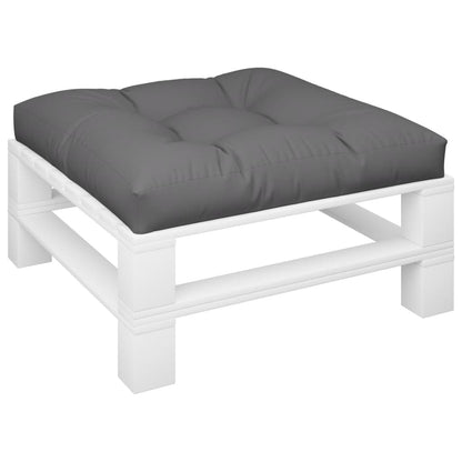 Palettenkissen Anthrazit 80x80x12 cm Stoff
