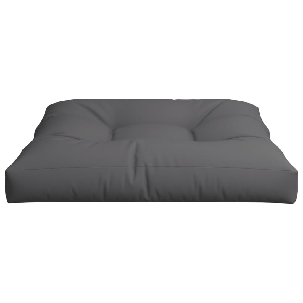 Palettenkissen Anthrazit 80x80x12 cm Stoff