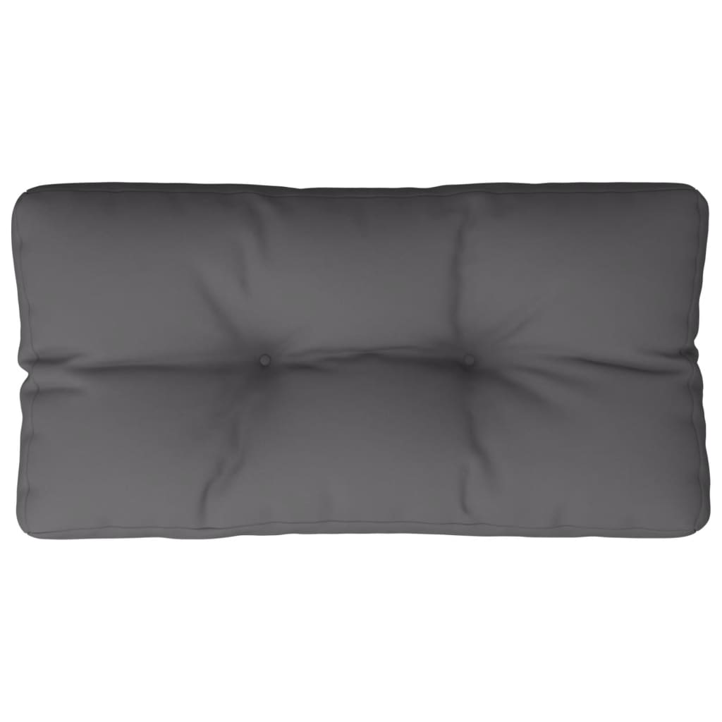 Palettenkissen Anthrazit 80x40x12 cm Stoff