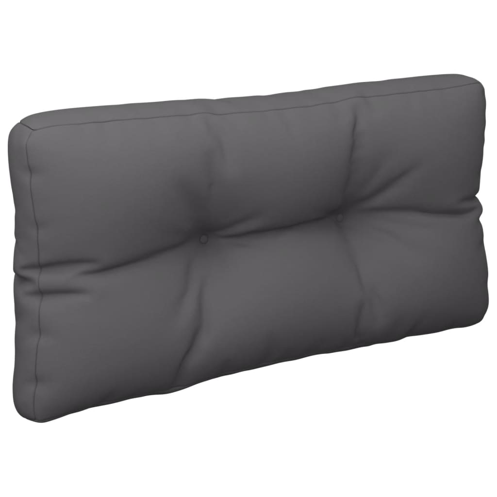 Palettenkissen Anthrazit 80x40x12 cm Stoff