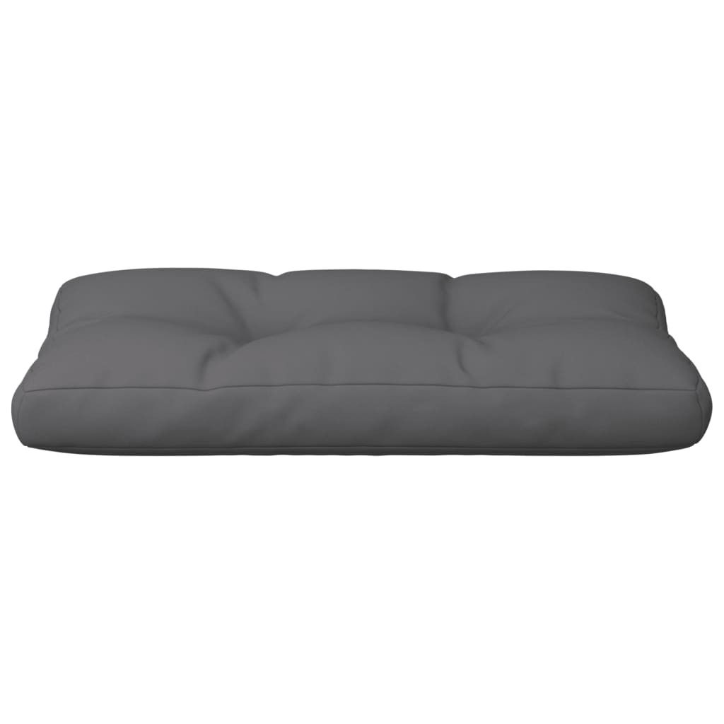 Palettenkissen Anthrazit 80x40x12 cm Stoff