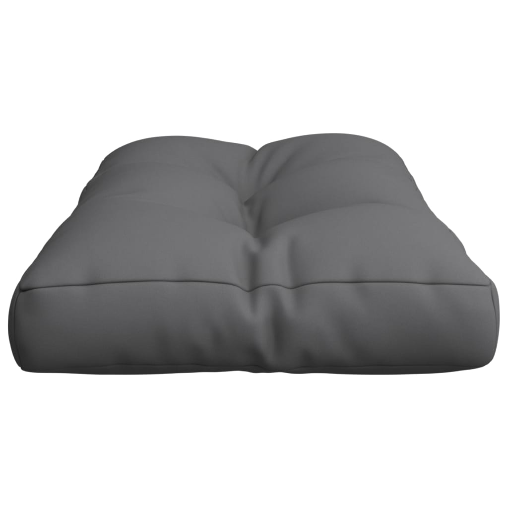 Palettenkissen Anthrazit 80x40x12 cm Stoff