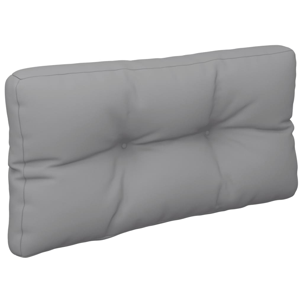 Palettenkissen Grau 80x40x12 cm Stoff