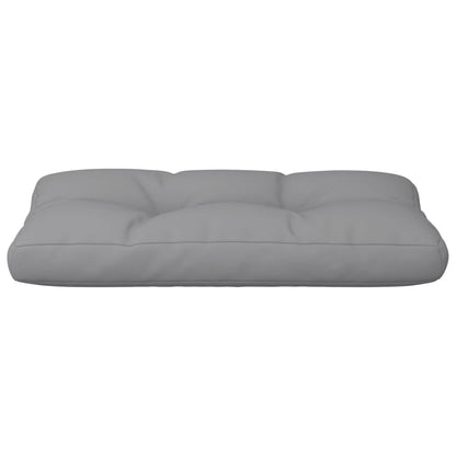 Palettenkissen Grau 80x40x12 cm Stoff