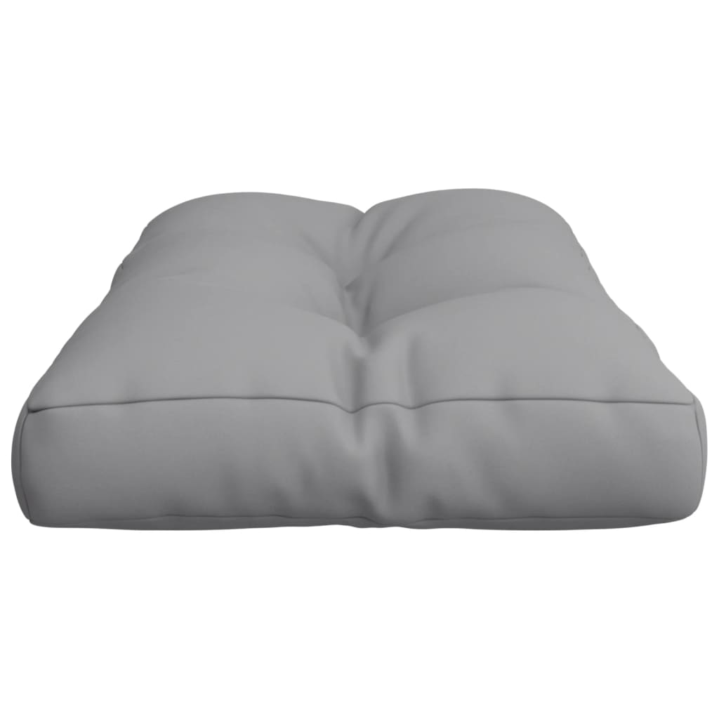 Palettenkissen Grau 80x40x12 cm Stoff
