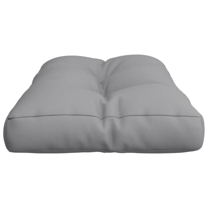 Palettenkissen Grau 80x40x12 cm Stoff