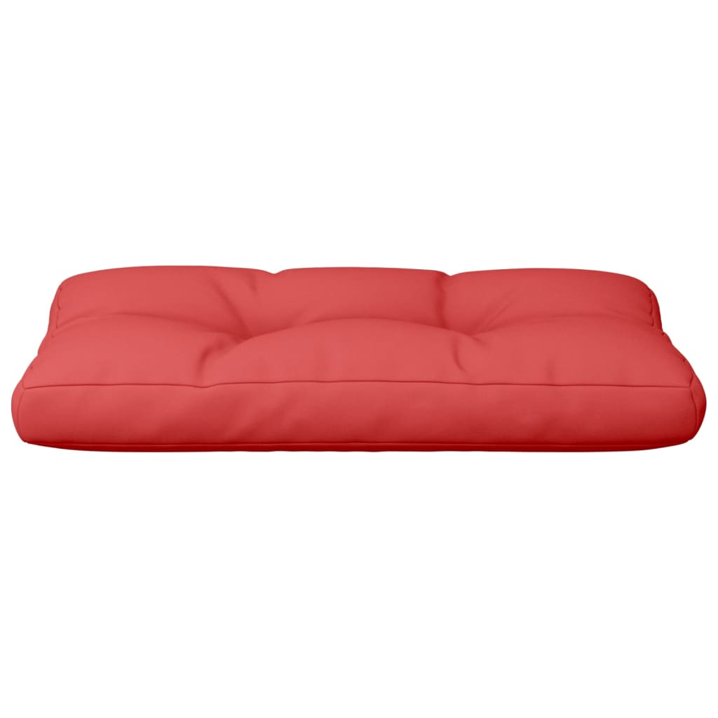 Palettenkissen Rot 80x40x12 cm Stoff