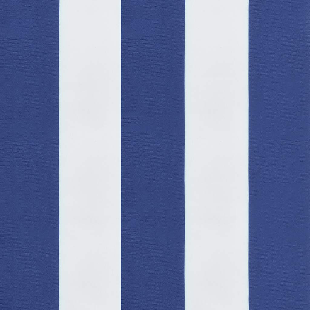 Palettenkissen 2 Stk. Blau & Weiß Gestreift Oxford-Gewebe