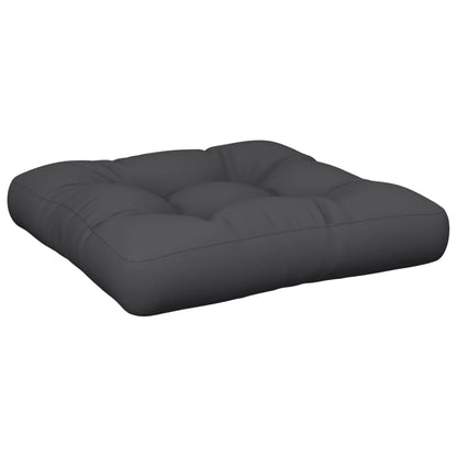 Palettenkissen Schwarz 60x61,5x10 cm Stoff