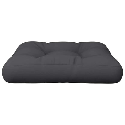 Palettenkissen Schwarz 60x61,5x10 cm Stoff