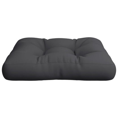 Palettenkissen Schwarz 60x61,5x10 cm Stoff