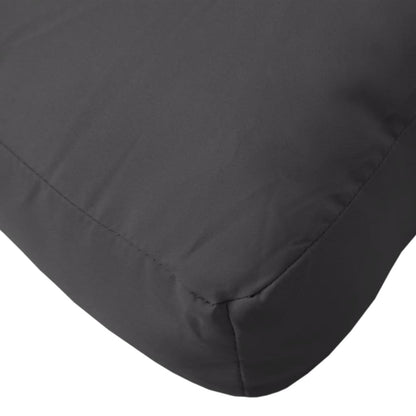 Palettenkissen Schwarz 60x61,5x10 cm Stoff