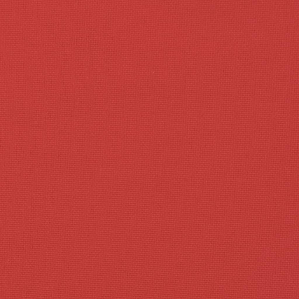 Palettenkissen Rot 58x58x10 cm Stoff