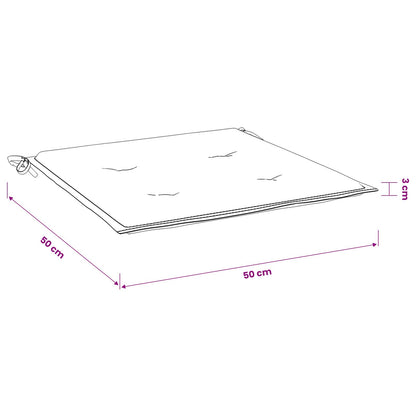Stuhlkissen 6 stk. Oxford-Stoff Mehrfarbig 50 x 50 x 3 cm