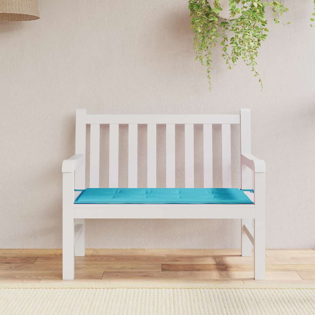 Stuhlpolster Oxford-Stoff Türkis 100 x 50 x 3 cm