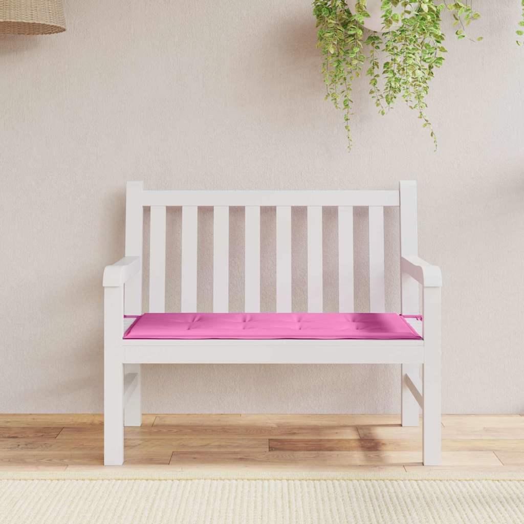 Stuhlpolster Oxford-Stoff Rosa 120 x 50 x 3 cm