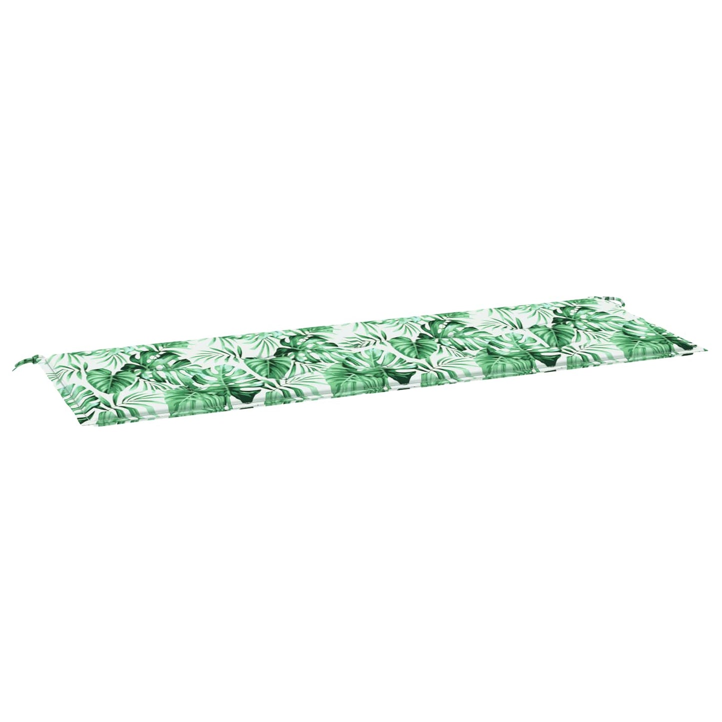Bankpolster Oxford-Stoff Blattmuster 150 x 50 x 3 cm