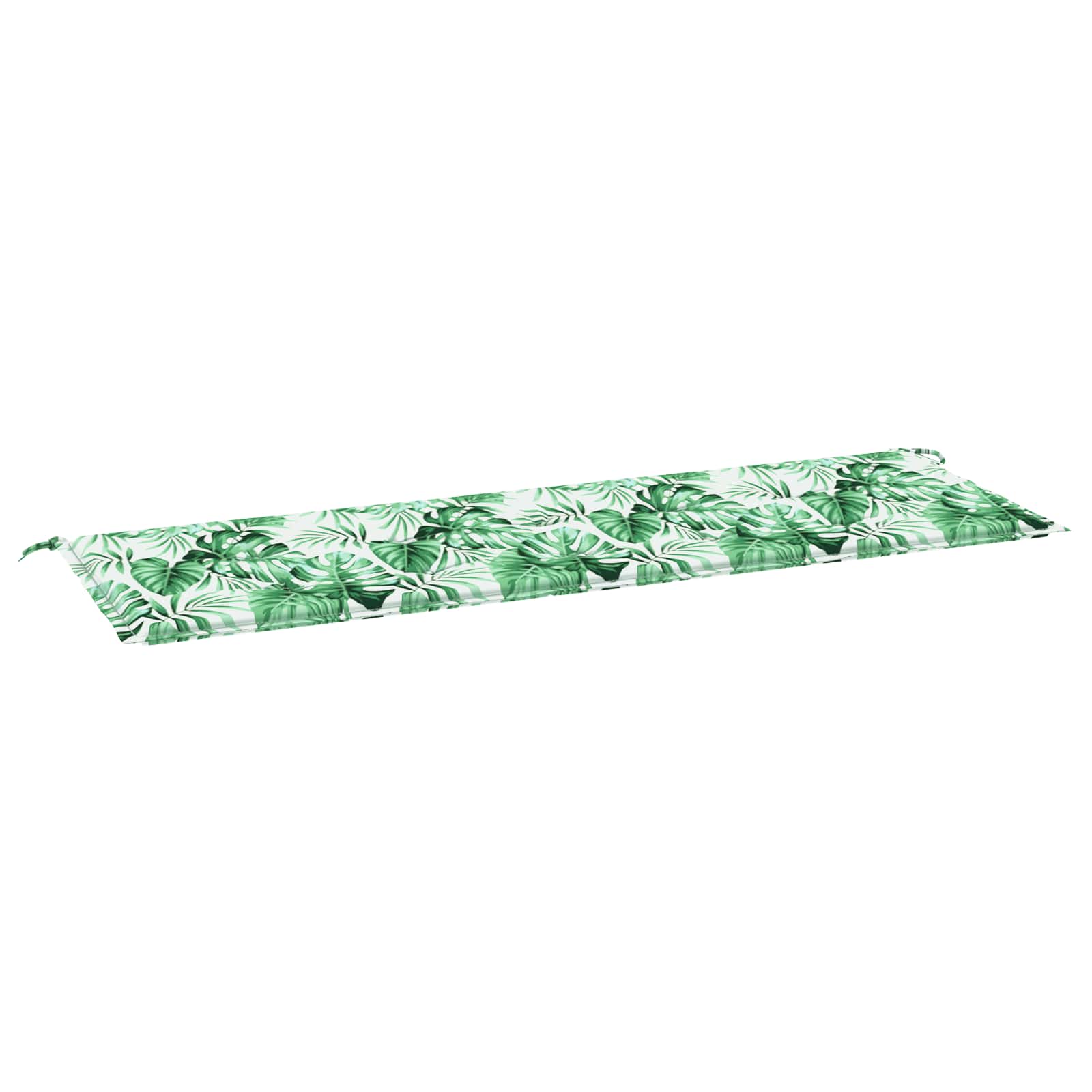 Bankpolster Oxford-Stoff Blattmuster 150 x 50 x 3 cm