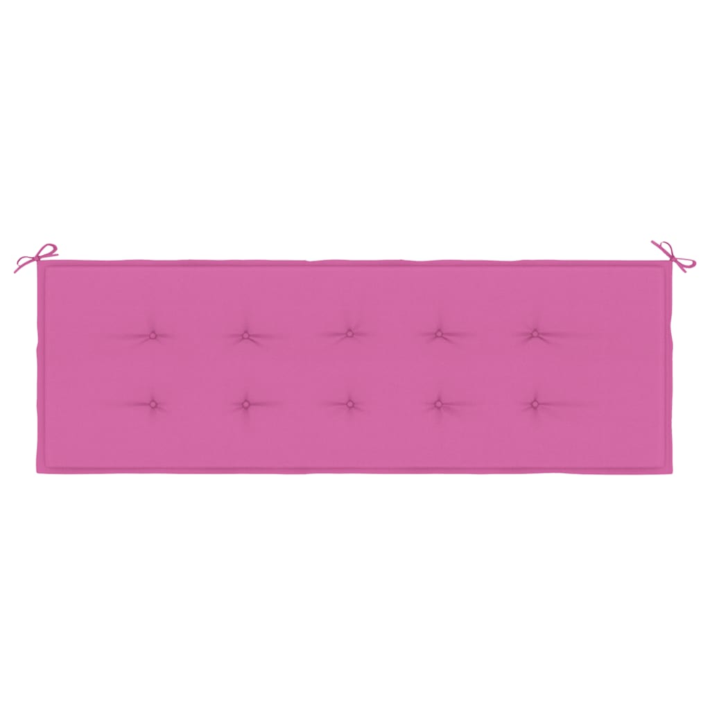 Gartenbank-Auflage Rosa 150x50x3 cm Oxford-Gewebe