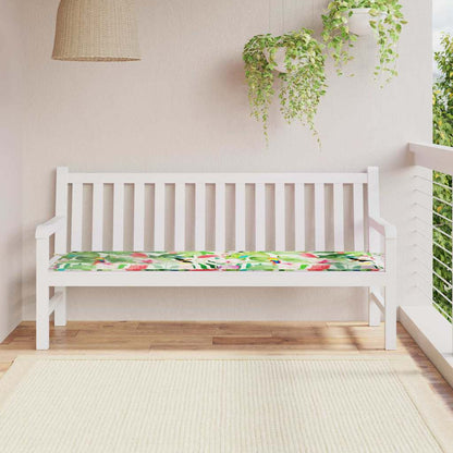 Bankpolster Oxford-Stoff Mehrfarbig 180 x 50 x 3 cm