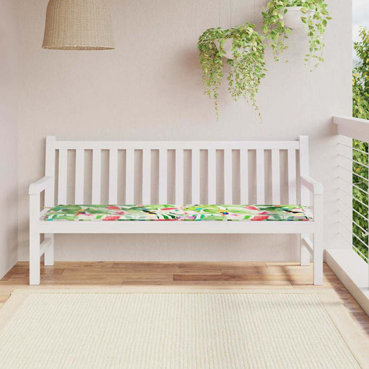 Bankpolster Oxford-Stoff Mehrfarbig 180 x 50 x 3 cm