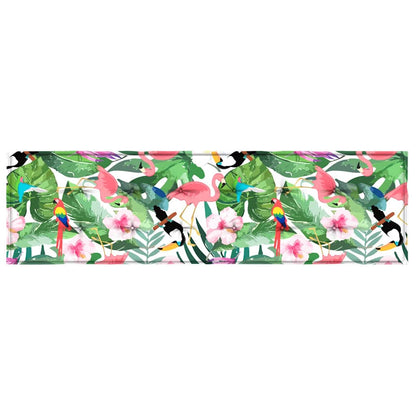 Bankpolster Oxford-Stoff Mehrfarbig 180 x 50 x 3 cm