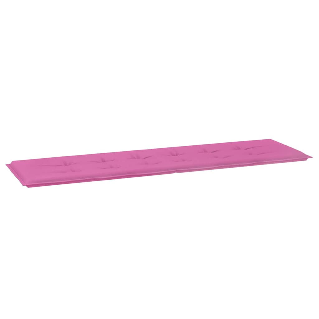 Bankpolster Oxford-Stoff Rosa 150 x 50 x 3 cm