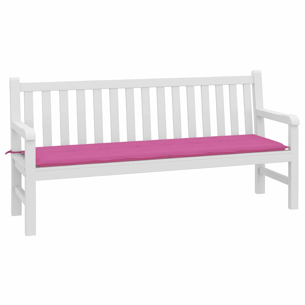 Bankpolster Oxford-Stoff Rosa 150 x 50 x 3 cm