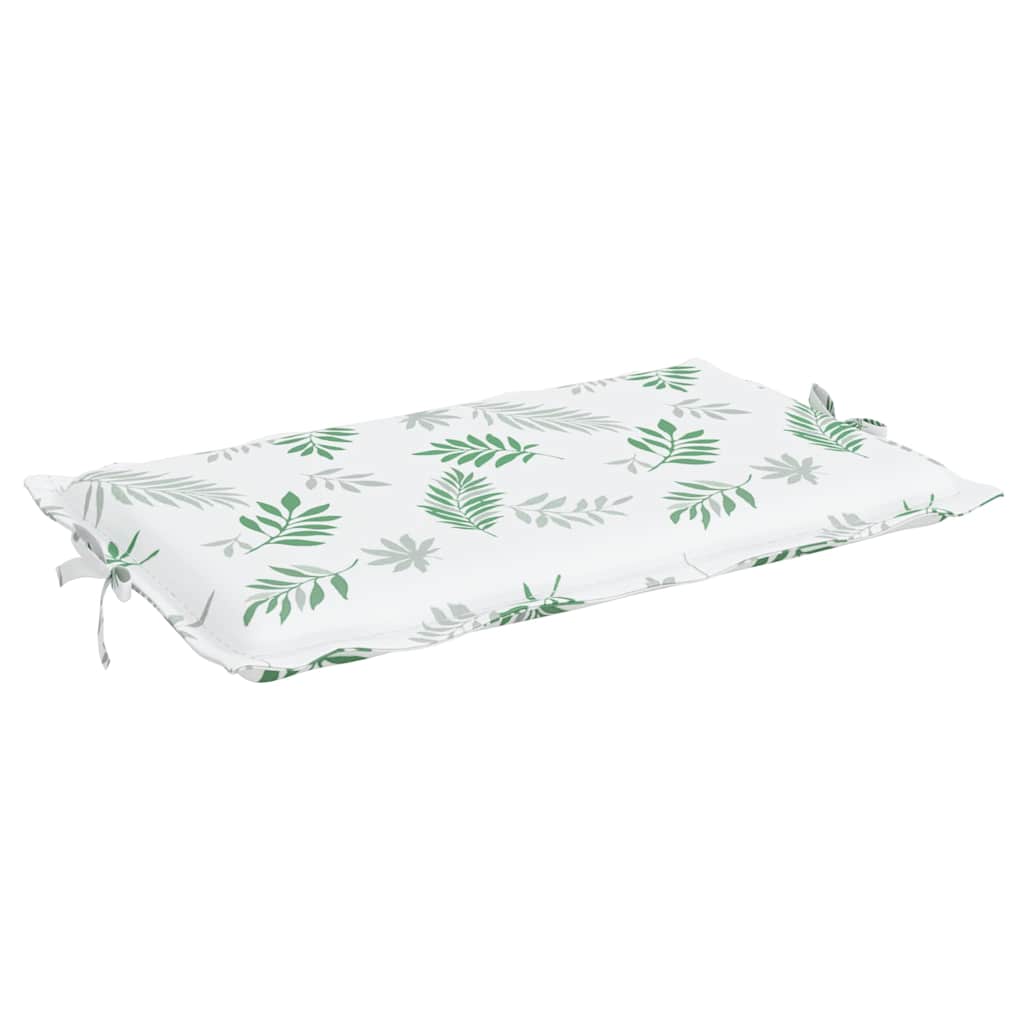 Sun lounger cushion leaf pattern Oxford fabric