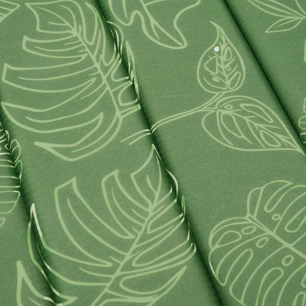 Sun lounger cushion leaf pattern Oxford fabric