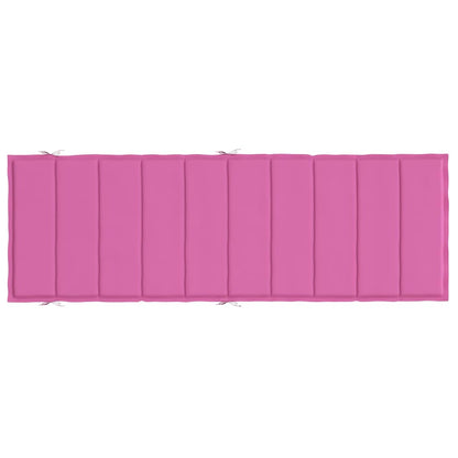 Sonnenliegen-Auflage Rosa Oxford-Gewebe