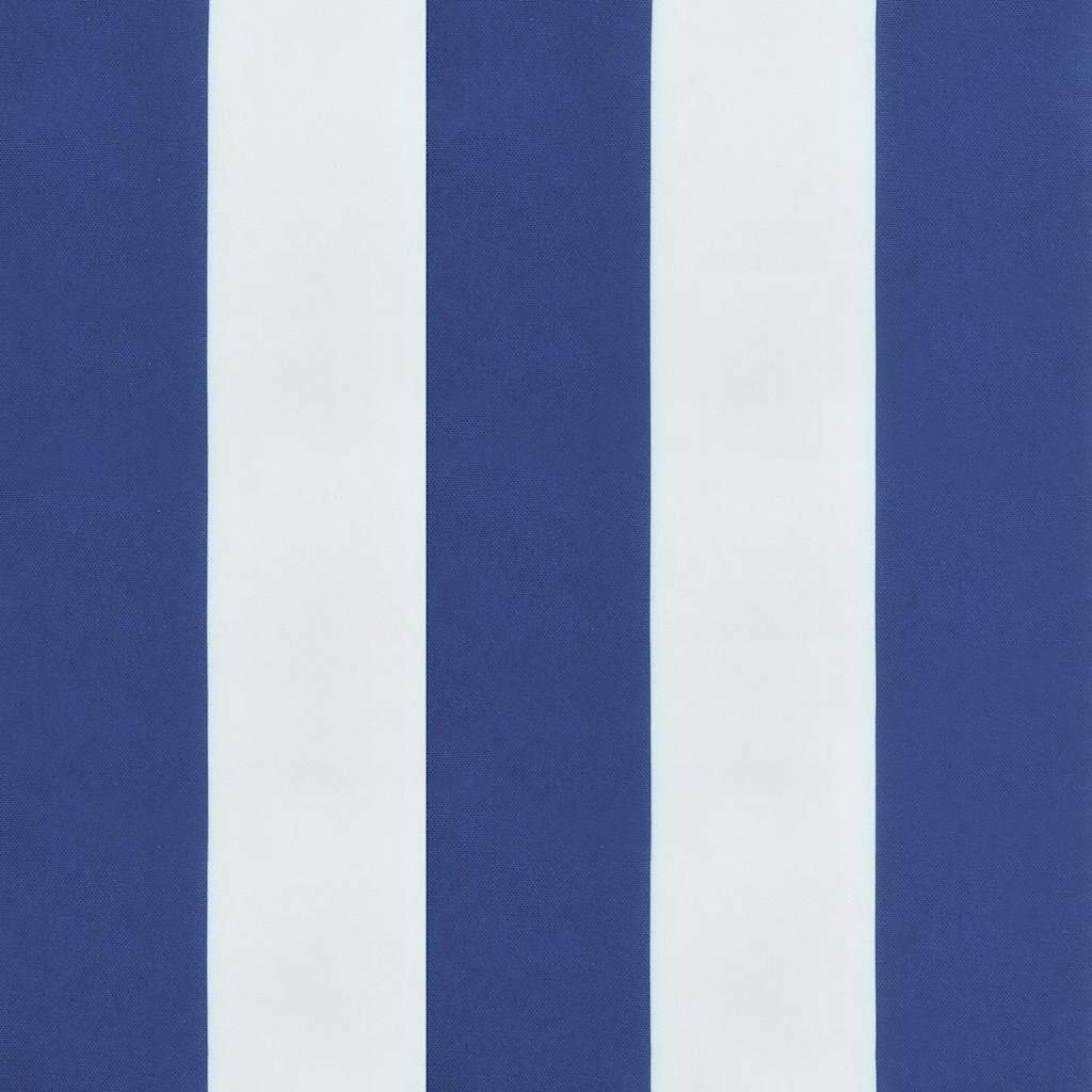 Liegestuhl-Auflage Blau&Weiß Gestreift Oxford-Gewebe