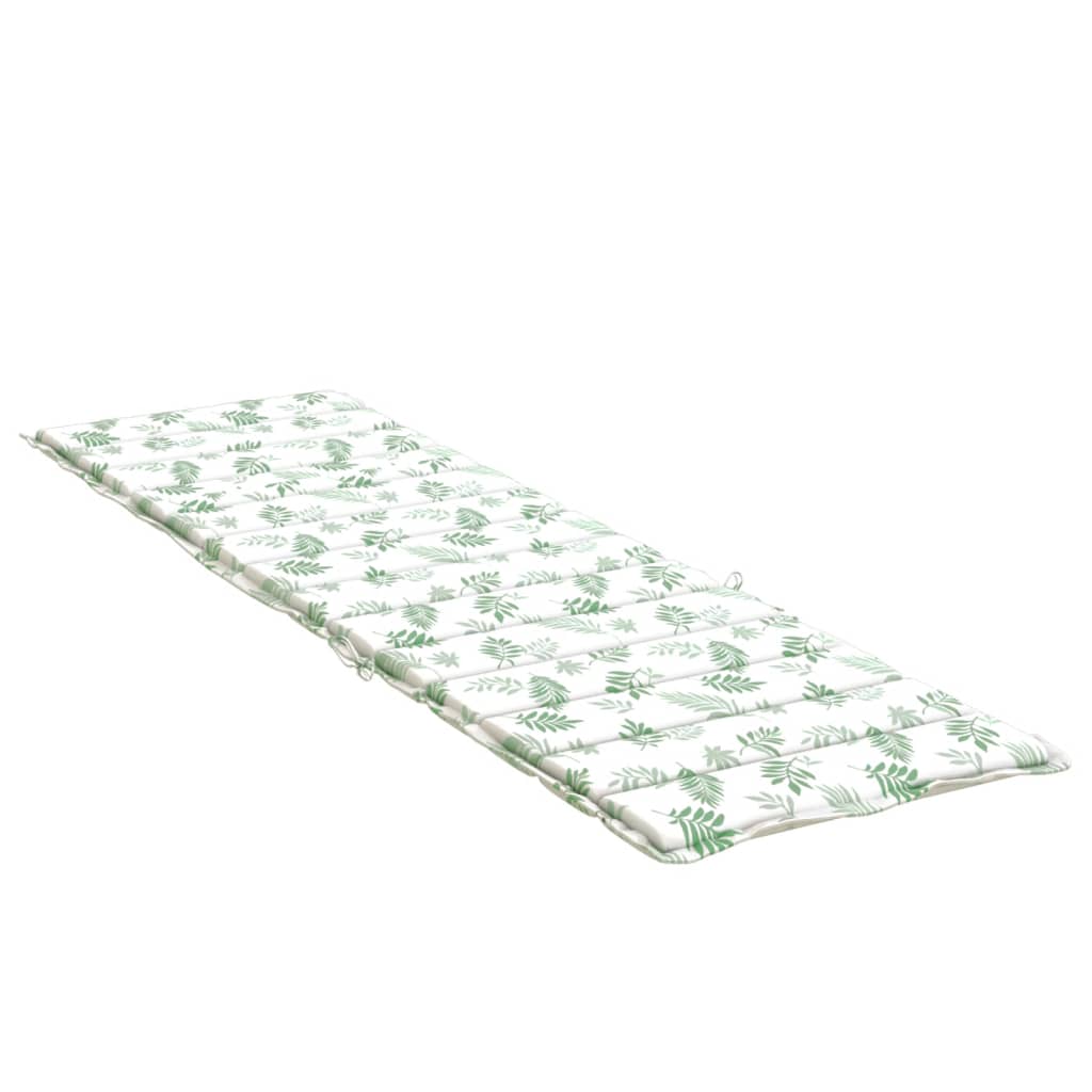 Coussin pour transat en tissu Oxford à motif de feuilles
