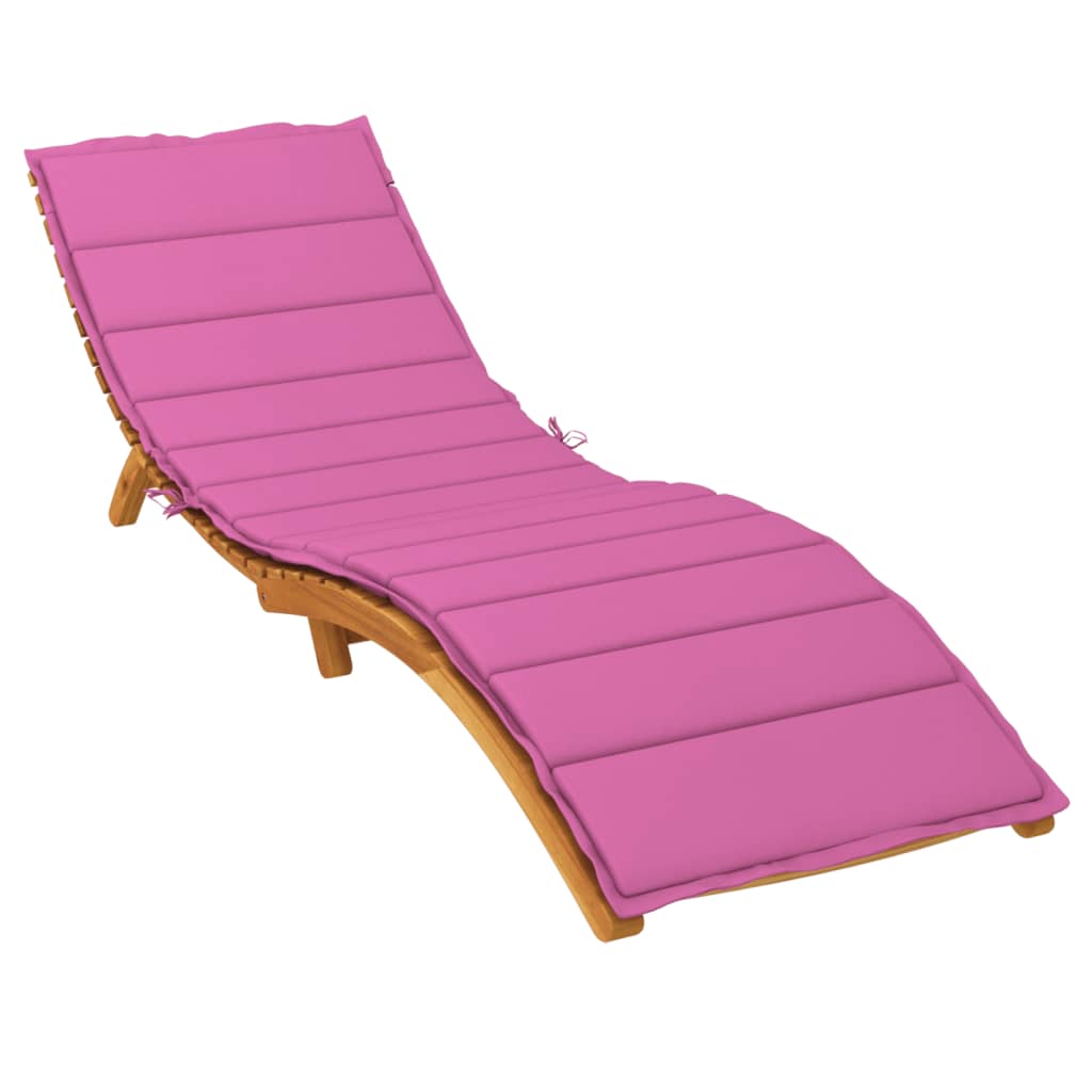 Coussin pour bain de soleil en tissu Oxford rose