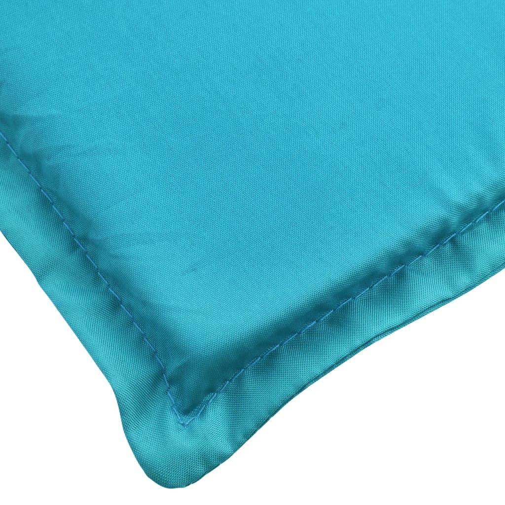 Coussin pour bain de soleil en tissu Oxford turquoise