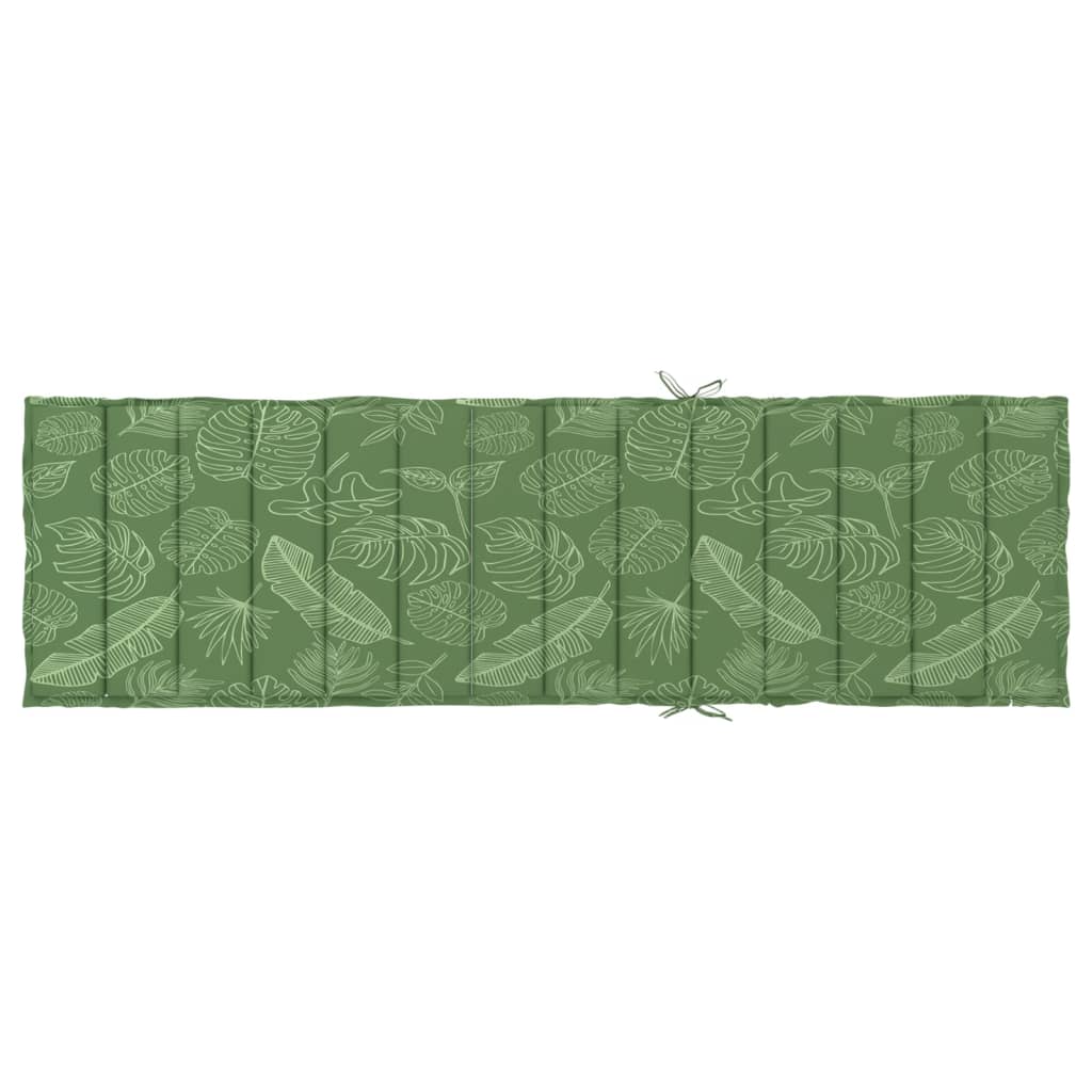 Coussin pour transat en tissu Oxford à motif de feuilles