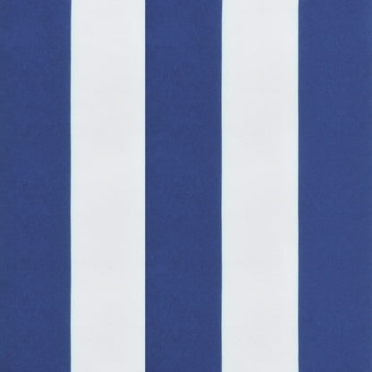 Stuhlkissen 4Stk. Blau & Weiß Gestreift 50x50x7cm Oxford-Gewebe