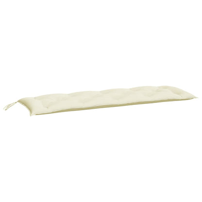 Gartenbank-Auflage Creme 150x50x7 cm Oxford-Gewebe
