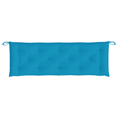 Gartenbank-Auflage Hellblau 150x50x7 cm Oxford-Gewebe