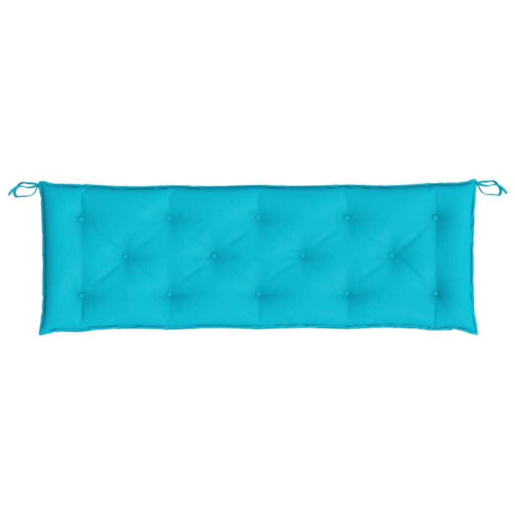 Gartenbank-Auflage Türkis 150x50x7 cm Oxford-Gewebe