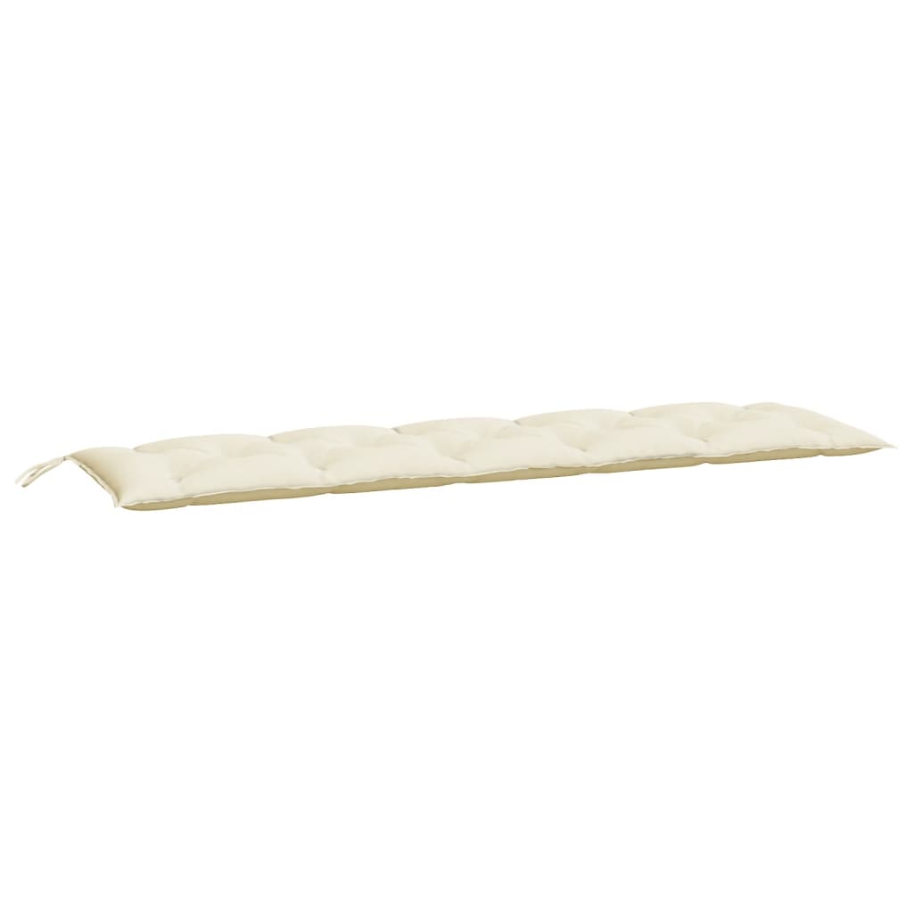 Gartenbank-Auflage Creme 180x50x7 cm Oxford-Gewebe