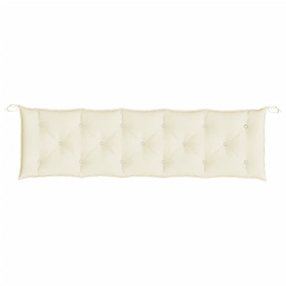 Gartenbank-Auflage Creme 180x50x7 cm Oxford-Gewebe