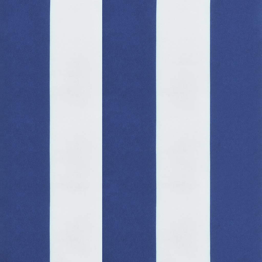 Gartenbank-Auflagen 2 Stk. Blau&Weiß Gestreift 120x50x7cm Stoff