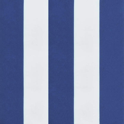 Gartenbank-Auflagen 2 Stk. Blau&Weiß Gestreift 120x50x7cm Stoff