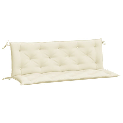 Gartenbank-Auflagen 2 Stk. Cremeweiß 150x50x7 cm Oxford-Gewebe