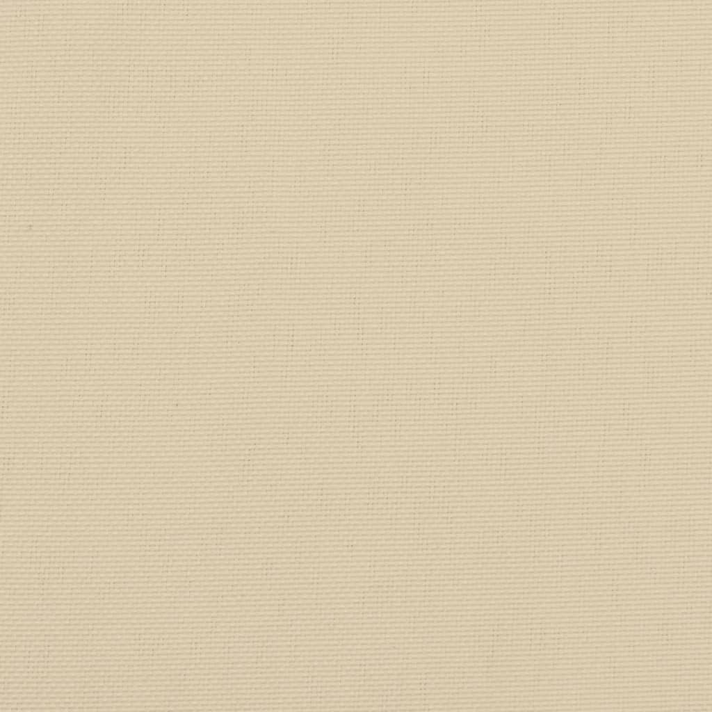 Gartenbank-Auflagen 2 Stk. Beige 150x50x7 cm Oxford-Gewebe